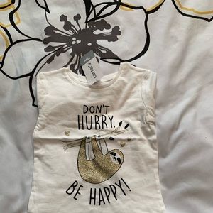 Long sleeve sloth T-shirt 18m